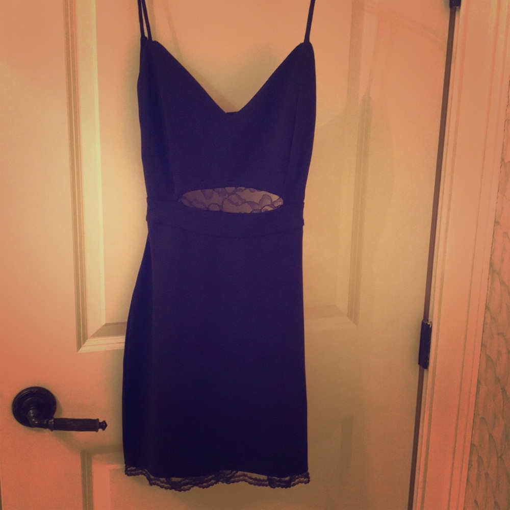 Navy cocktail party dress size small